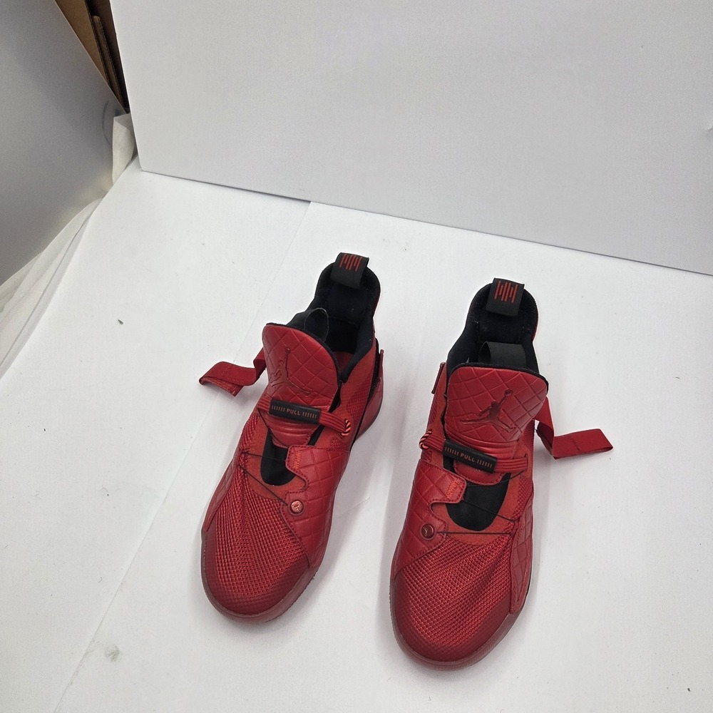 Air Jordan 33 XXXIII University Red Black AQ9244-600 Youth Size 6.5Y FastFit